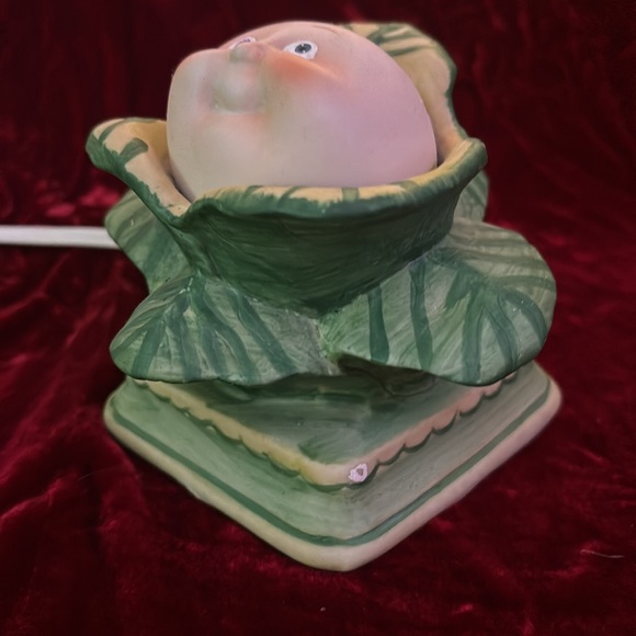 Cabbage Patch Baby Night Light; Perf Working Order; Porcelain, elec cord/switch - Picture 2 of 11